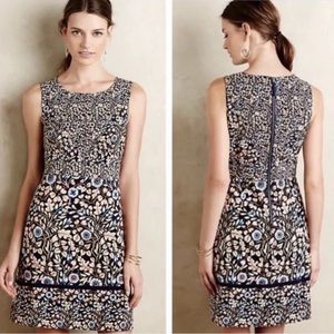 Maeve Flowered Sheath Dress Size 2
